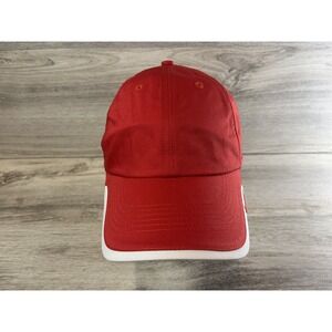 Vintage Nike Team Tiger Woods Strapback Hat Cap Red White Adjustable‎ NWT NOS